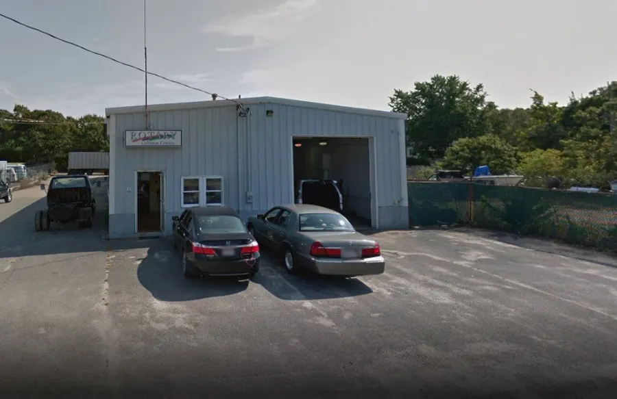 Rotary Collision Center shop and parking lot